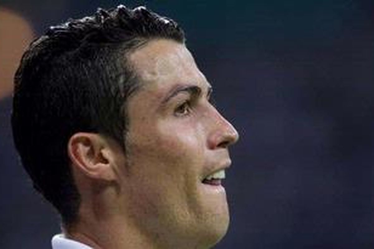 Gelandang Real Madrid, Cristiano Ronaldo.