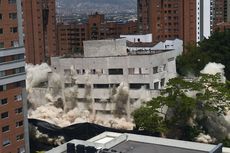 Pemerintah Kolombia Hancurkan Apartemen Pablo Escobar