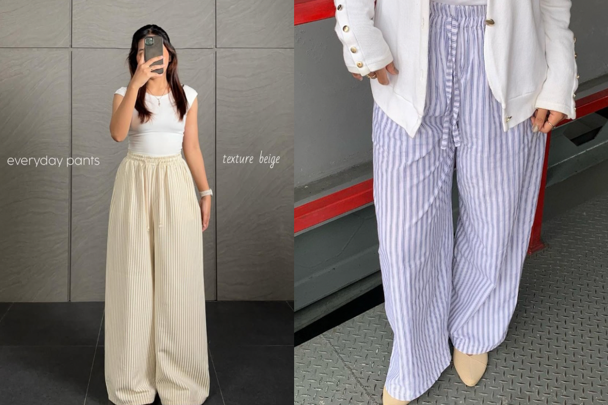 Motif garis selalu jadi andalan. Ini 6 rekomendasi celana stripe brand lokal yang nyaman, stylish, dan cocok dipakai harian hingga ke kantor.
