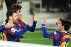 Messi dan Pemain Barcelona Bertaut, La Pulga Ulangi Rekornya