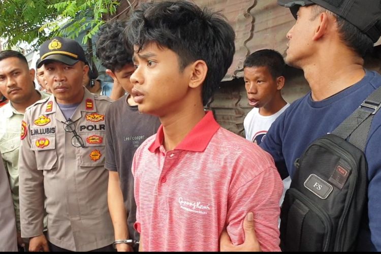 Zannahli Kaylata (18) dihadirkan saat Polrestabes Medan gelar konferensi pers di Jalan Abdul Haris Nasution, Kecamatan Helvetia, Kota Medan pada Rabu (13/11/2024). 