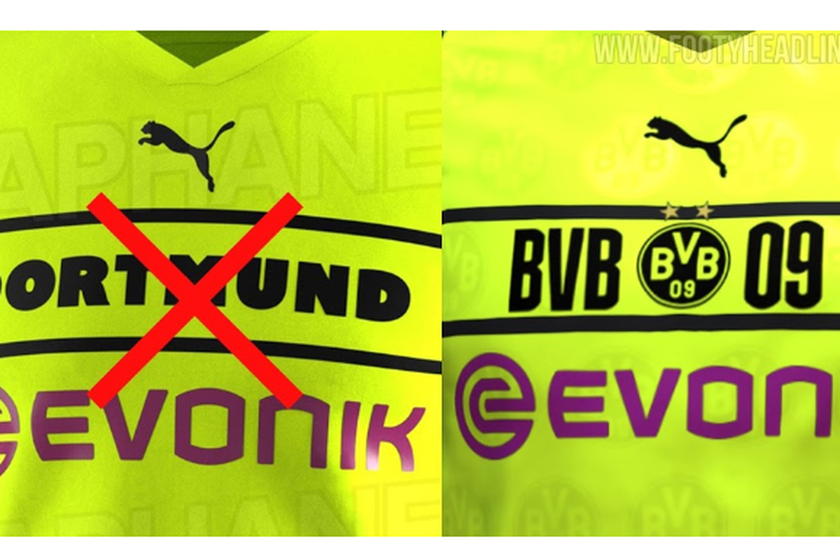 Desain jersey ini diprotes oleh para fans klub lantaran tidak memiliki lambang BVB 09 seperti yang ada di jersey lama klub itu