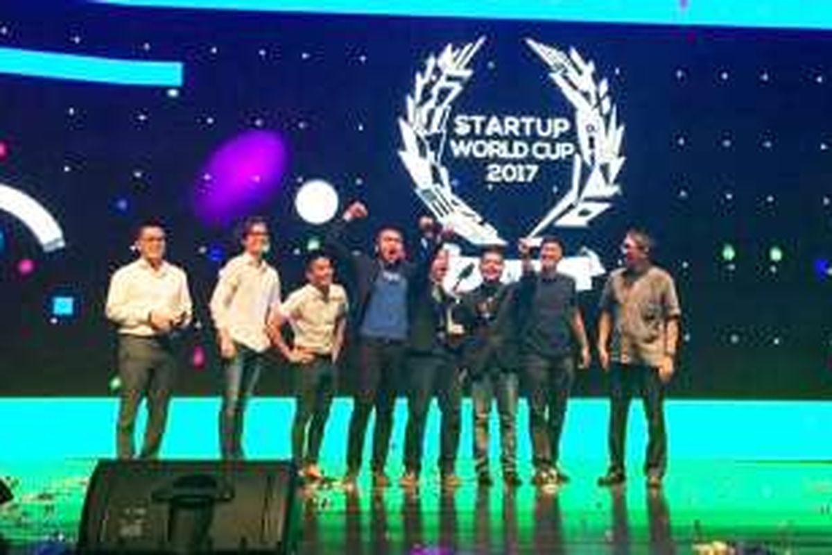 Ahlijasa diumumkan sebagai pemenang Startup Worldcup Indonesia, Rabu (23/8/2016), di Balai Kartini, Jakarta.