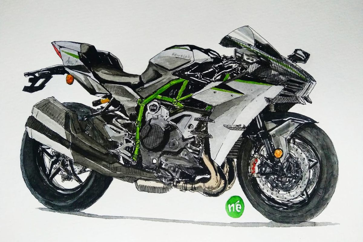 Kawasaki Ninja H2 Carbon.