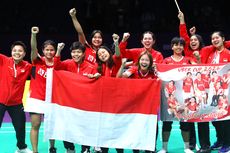 Indonesia Vs China di Final Uber Cup 2024, Ulangan 16 Tahun Silam 