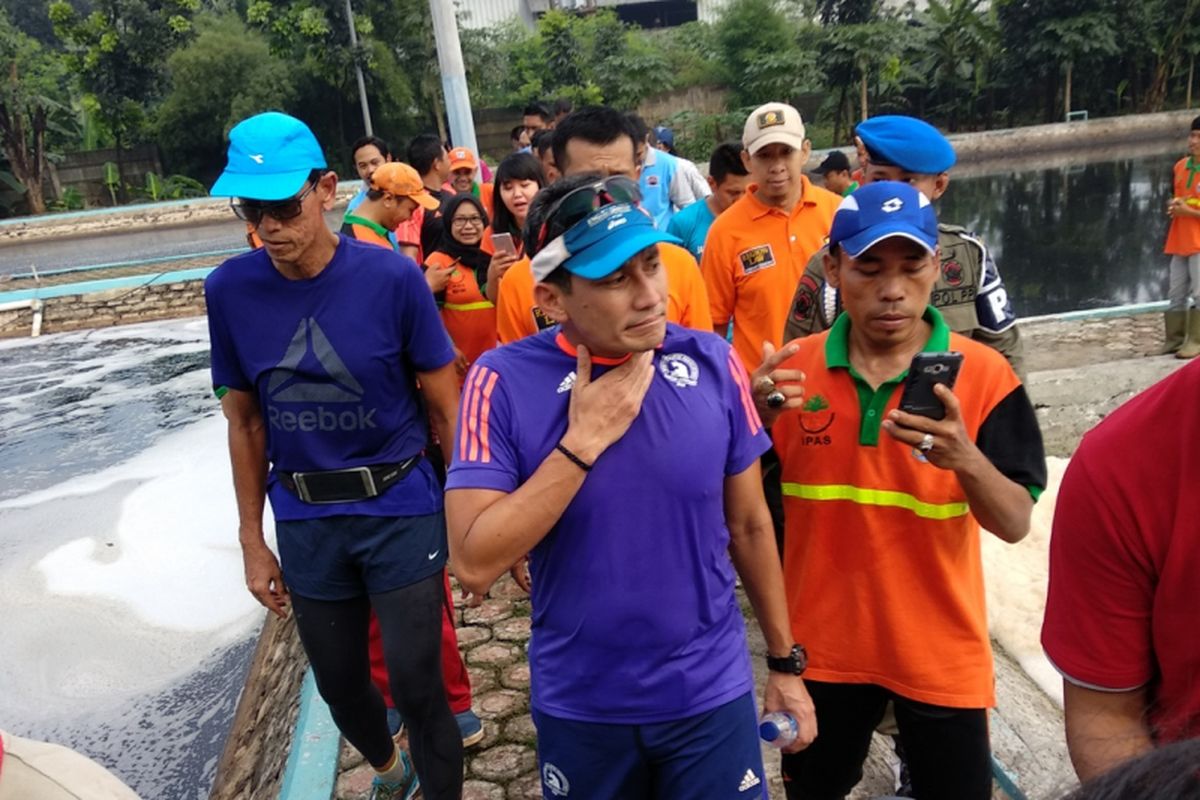 Wagub Sandiaga Uno berkunjung ke TPST Bantar Gebang, Jumat (9/3/2018)