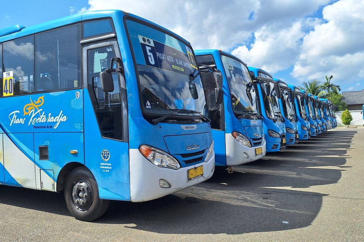 Masa Kontrak Kerja Berakhir, Bus Trans Koetaradja Berhenti Beroperasi di Banda Aceh