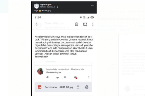 Viral Soal UTBK TPS Diduga Bocor dan Tersebar, Ini Penjelasan LTMPT