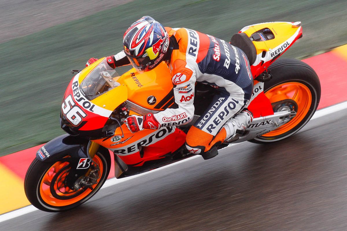 Jonathan Rea (Repsol Honda) di GP Misano 2012. 