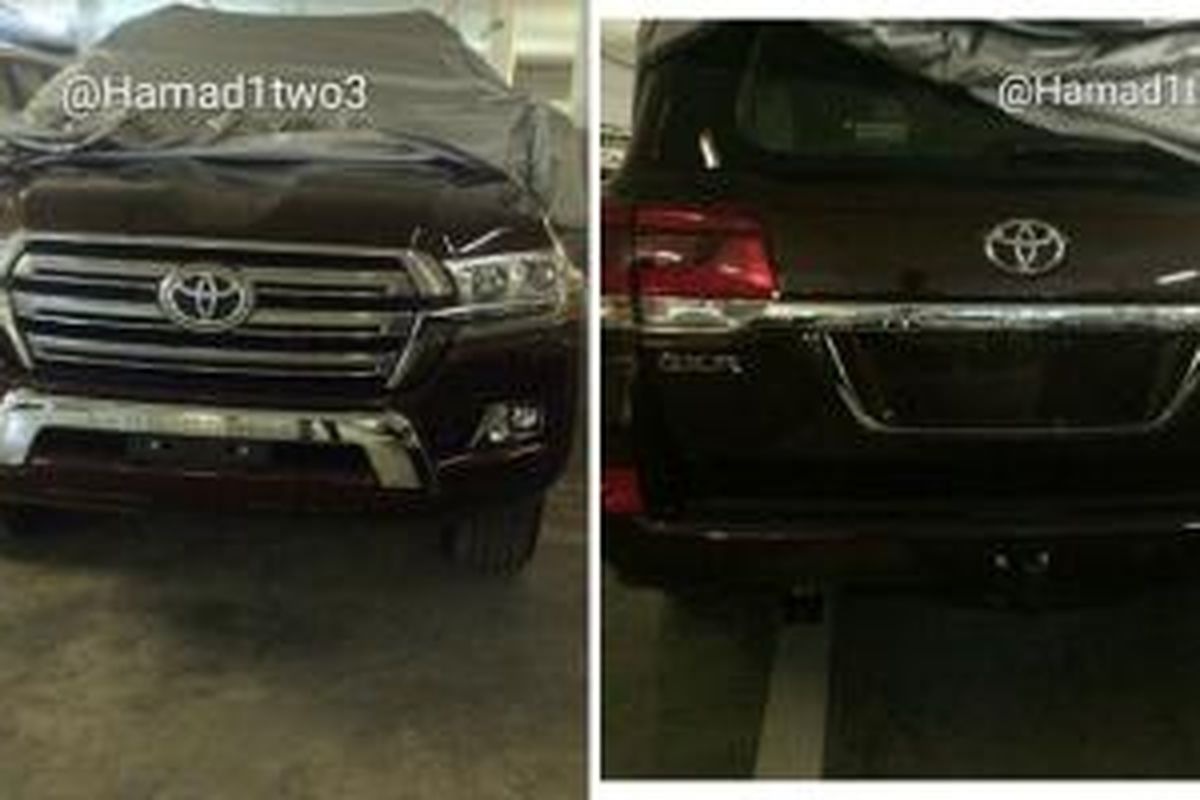 Wajah baru Toyota Land Cruiser bocor.