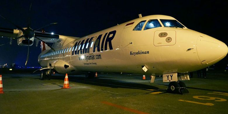Pesawat ATR 72-600 NAM Air.