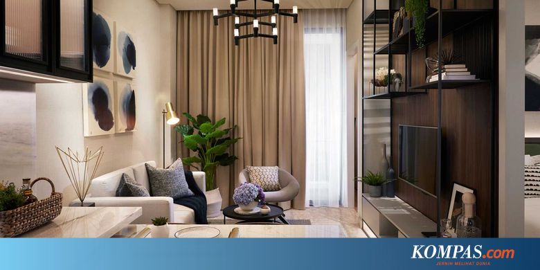 Inspirasi Apartemen Mungil Serba Cokelat nan Elegan