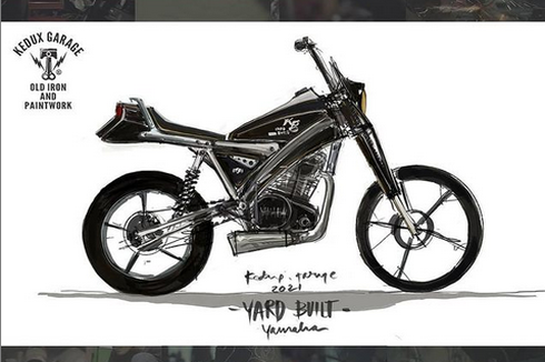 Sketsa Motor Custom XSR 155 Karya Kedux Garage