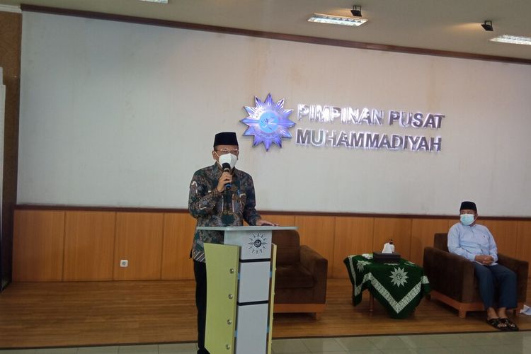 Sekretaris PP Muhammadiyah Agung Danarto, ditemui di Gedung PP muhammadiyah, Senin (10/5/2021)