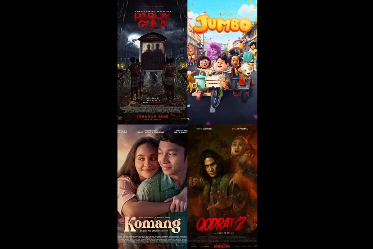 Lima film Indonesia tayang serentak pada momen libur Lebaran tahun ini mulai Senin (31/3/2025).