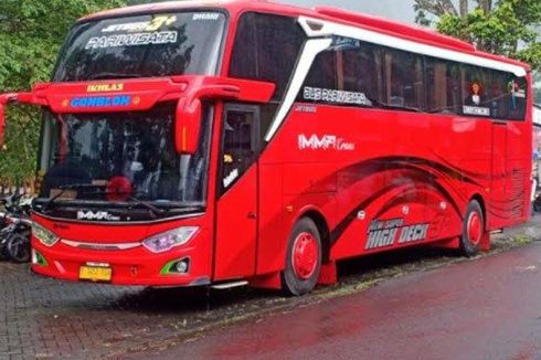 Detik-detik Pencuri Bawa Kabur Bus Senilai Rp 1,7 Miliar yang Mogok, Didorong hingga Mesin Nyala