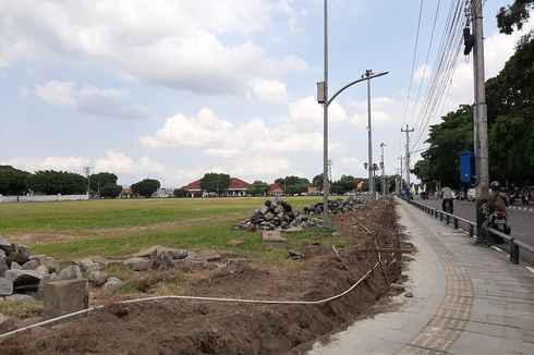 Dikembalikan ke Bentuk Asli, Alun-alun Utara Yogyakarta Dibangun Pagar Besi