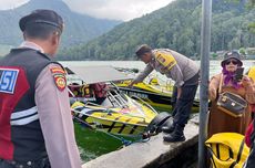 Speedboat Bertabrakan di Telaga Sarangan, Sopir Terlempar ke Air