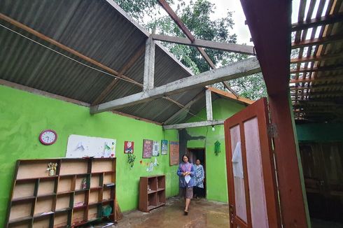 Hujan Deras dan Angin Kencang Terjang Gunungkidul, Belasan Rumah dan 1 PAUD Rusak