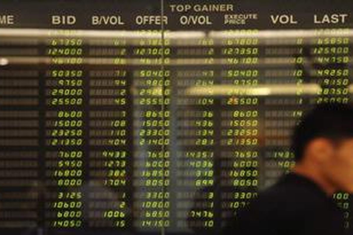 Ilustrasi pasar saham