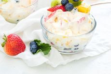 Resep Salad Buah Mayones Yoghurt, Bisa untuk Jualan