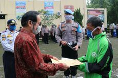 Terharu Terima Bantuan, Mulyono Pengemudi Ojol: Saya Orang Kecil, Dapat Santunan dari Orang-orang Besar