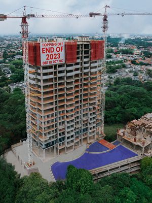 The Veranda Resort Residence cutup atap, Rabu (13/12/2023).