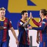 HT Barcelona Vs Ferencvaros, Lionel Messi dan Ansu Fati Bawa Barca Unggul