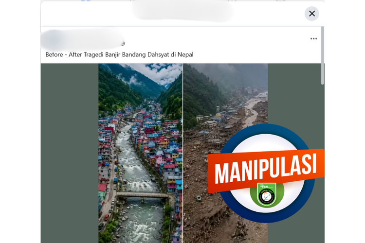 INFOGRAFIK: Foto Kondisi Nepal Sebelum dan Sesudah Bencana Ini Hasil Rekayasa AI