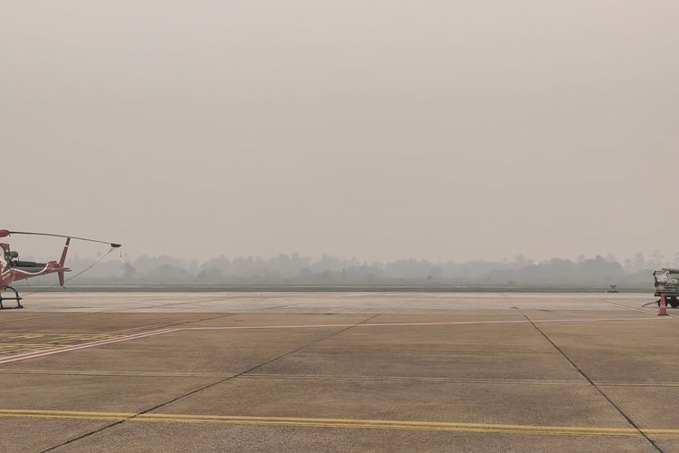 Bukan Hanya Pesawat Menhut, 2 Penerbangan Lain Gagal Mendarat di Supadio akibat Kabut Asap