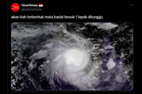 Beredar Citra Potensi Mata Badai di Wilayah Indonesia, Ini Kata BMKG
