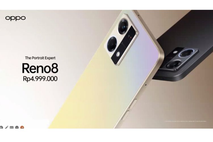 Oppo Reno 8 4G price in Indonesia.