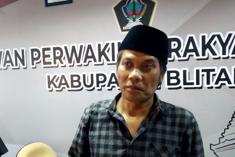 Ketua DPRD Kabupaten Blitar Suwito, Selasa (31/10/2023)