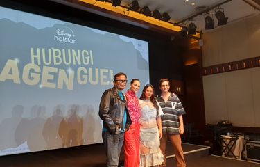 Konferensi Pers Rilis Serial Hubungi Agen Gue! di XXI Plaza Senayan, Jakarta Selatan, Rabu (26/7/2023)