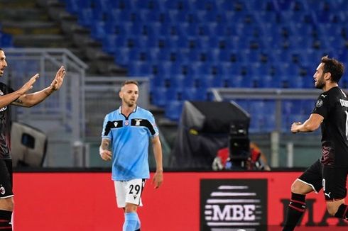 Lazio Vs AC Milan, Calon Juara Liga Italia Terkapar di Babak Pertama