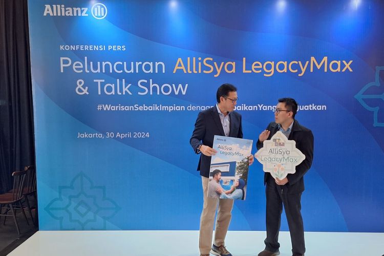 Konferensi pers peluncuran AlliSya LegacyMax, Selasa (30/4/2024).