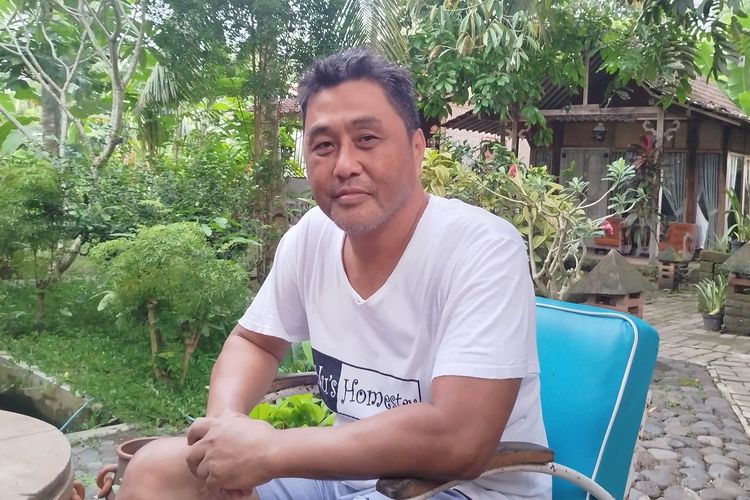 Djoko Subagio di penginapannya, Didu's Homestay, Glagah, Banyuwangi, Kamis (16/1/2025) 