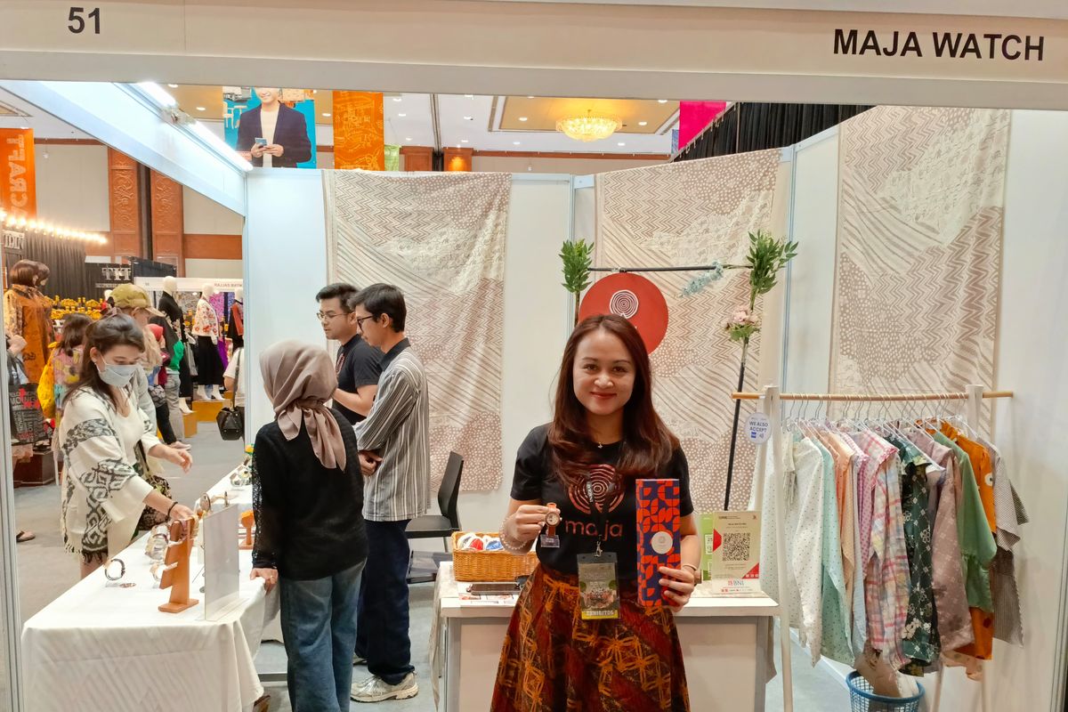 Maja Watch pada Pameran INACRAFT on October 2023 di JCC,Senayan pada Sabtu (7/10/2023)