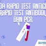 INFOGRAFIK: Beda Rapid Test Antigen, Rapid Test Antibodi, dan Tes PCR