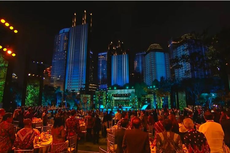 Hutan Kota by Plataran menjadi lokasi jamuan makan malam (gala dinner) para kepala negara, delegasi, dan undangan KTT ke-43 ASEAN 2023, pada Rabu (6/9/2023) malam.  
