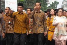 Berjalan Kaki, Jokowi, Megawati, dan Ridwan Kamil Napak Tilas ke Sel Bung Karno