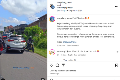 Video Toyota Rush Lawan Arah Saat Macet, Dipaksa Mundur