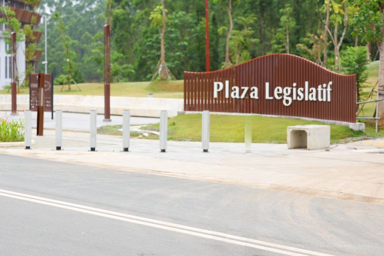 Plaza Legislatif di Kawasan Inti Pusat Pemerintahan (KIPP), Ibu Kota Nusantara (IKN)