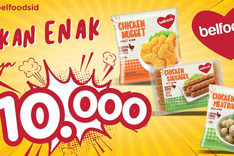 PT Belfoods Indonesia menghadirkan beragam kemasan 1 kali saji seharga Rp. 10.000 per pack.