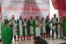 Ratusan Anggota Khilafatul Muslimin di Bekasi Baca Ikrar Setia pada Pancasila dan NKRI