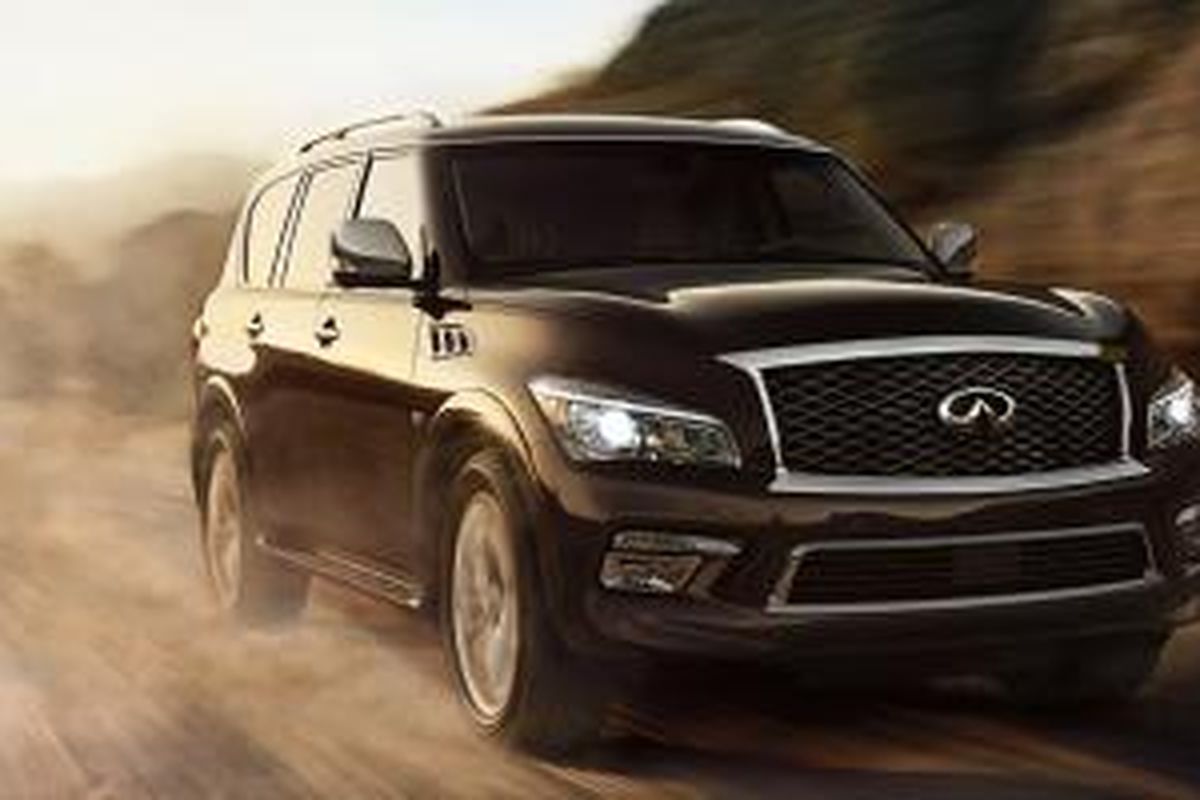 Infiniti QX80 model terbaru yang akan dipasarkan di Indonesia dalam waktu dekat.