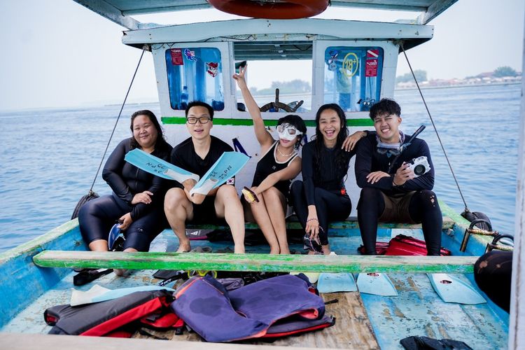 Disparekraf DKI Ajak 4 Kreator Konten Jelajahi Kepulauan Seribu