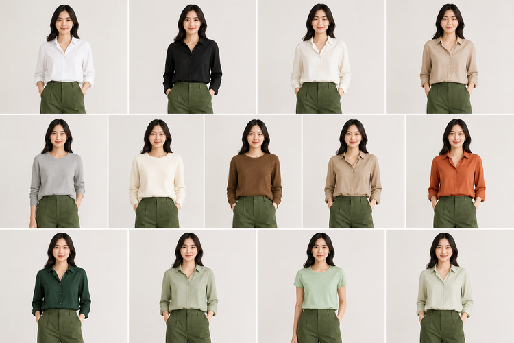 Celana Hijau Cocok dengan Baju Warna Apa? Ini 22 Rekomendasinya