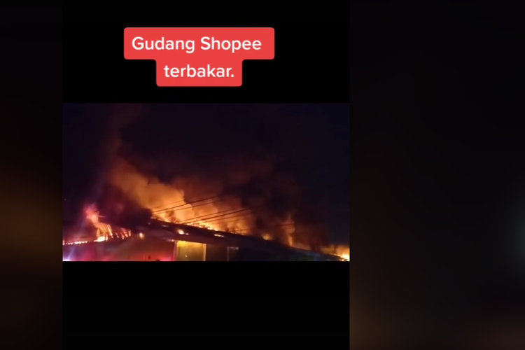 Viral Video Gudang Shopee Di Jakarta Terbakar Bagaimana Barang Pelanggan Halaman All Kompas Com