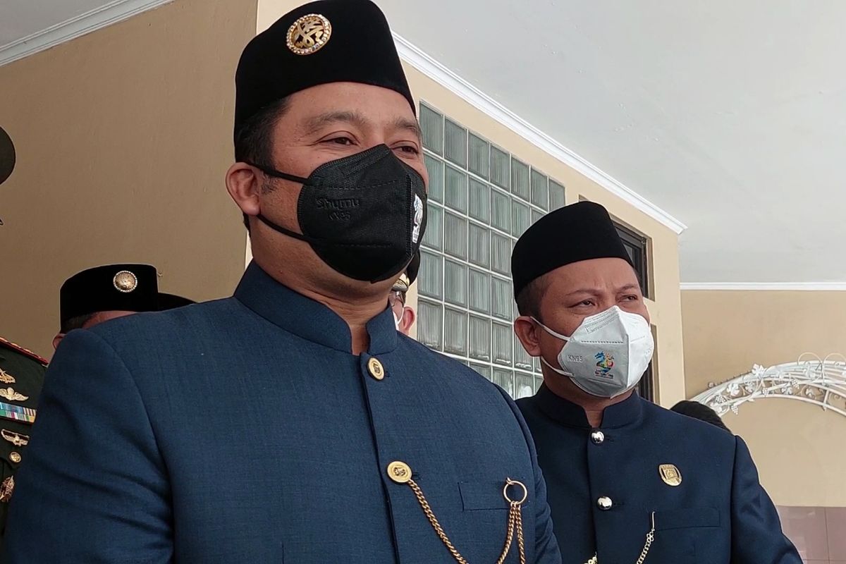Wali Kota Tangerang Arief R Wismansyah saat ditemui di Pusat Pemerintahan Kota Tangerang, Senin (28/2/2022).